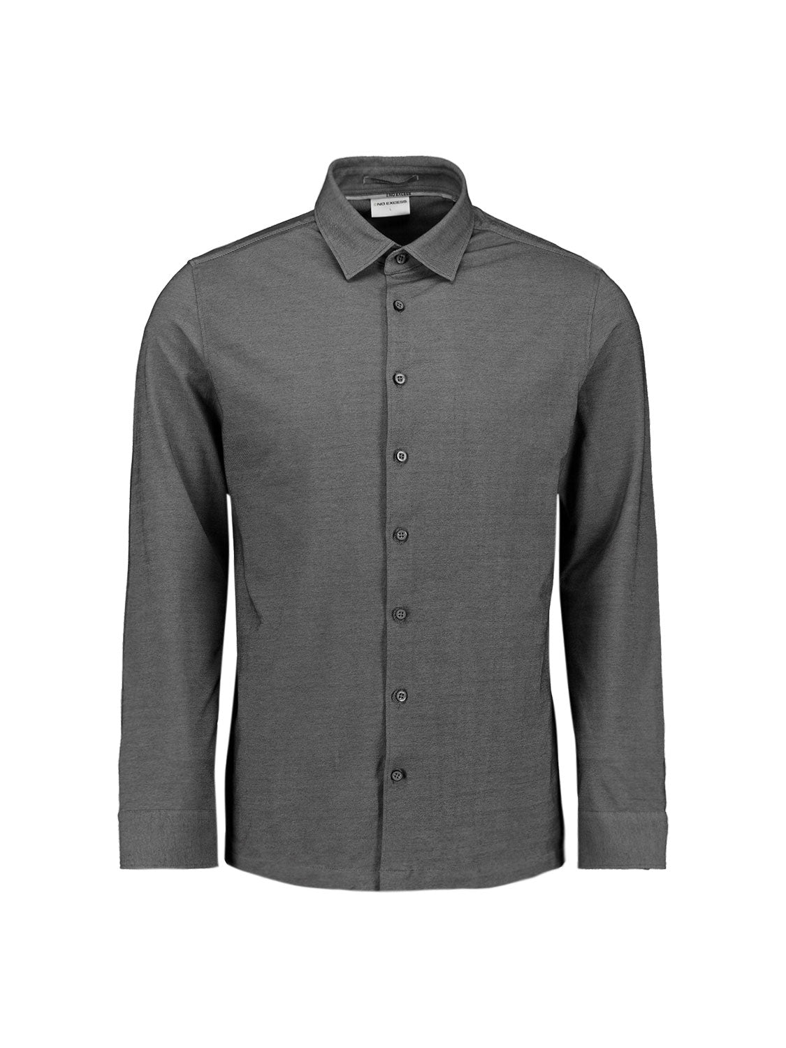 Melange jersey shirt | Dark Grey