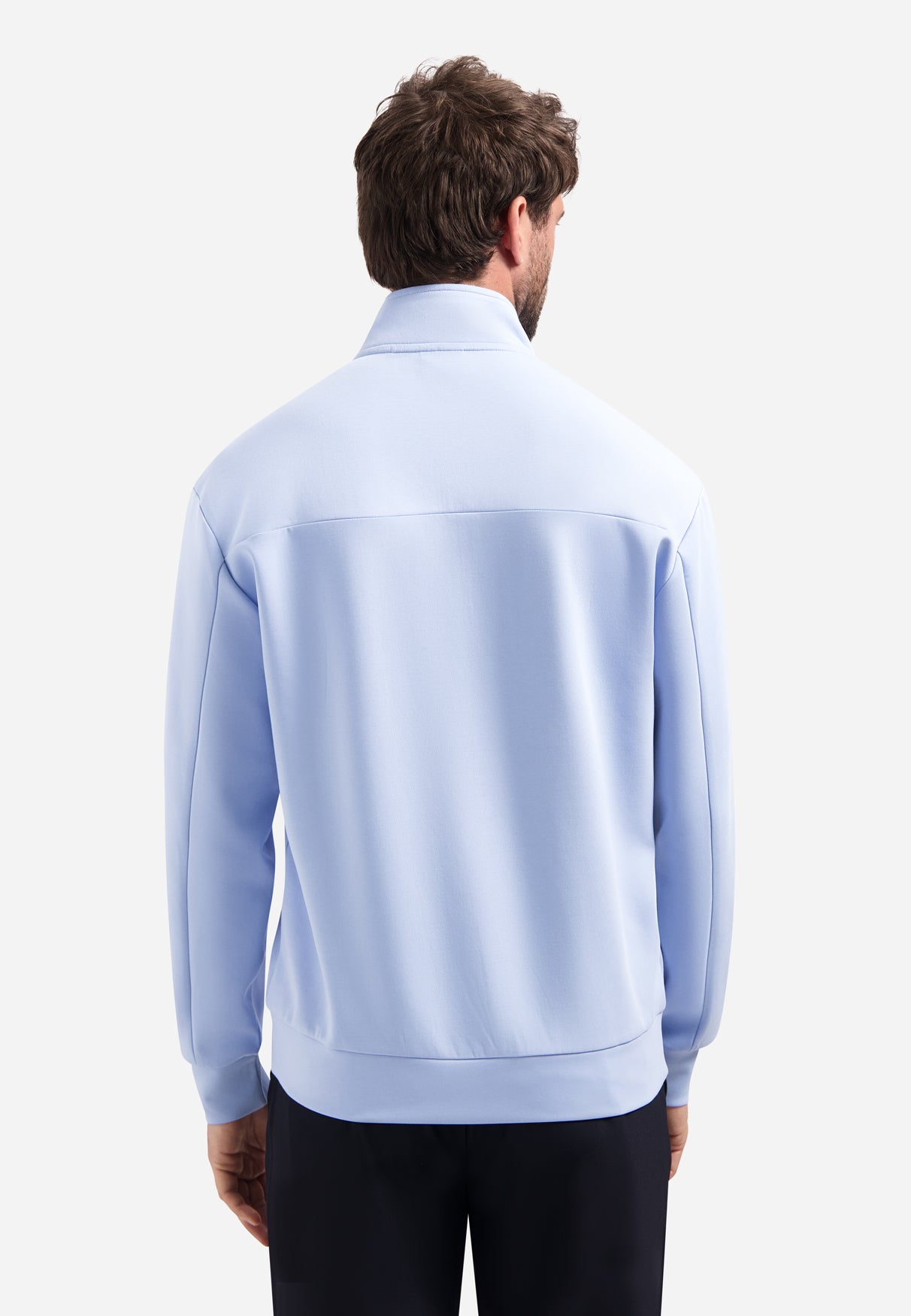 Half-Zip sweater | Blau