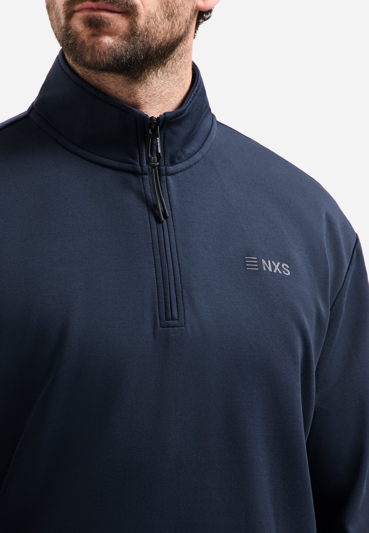 Pullover mit halbem Reißverschluss | Night