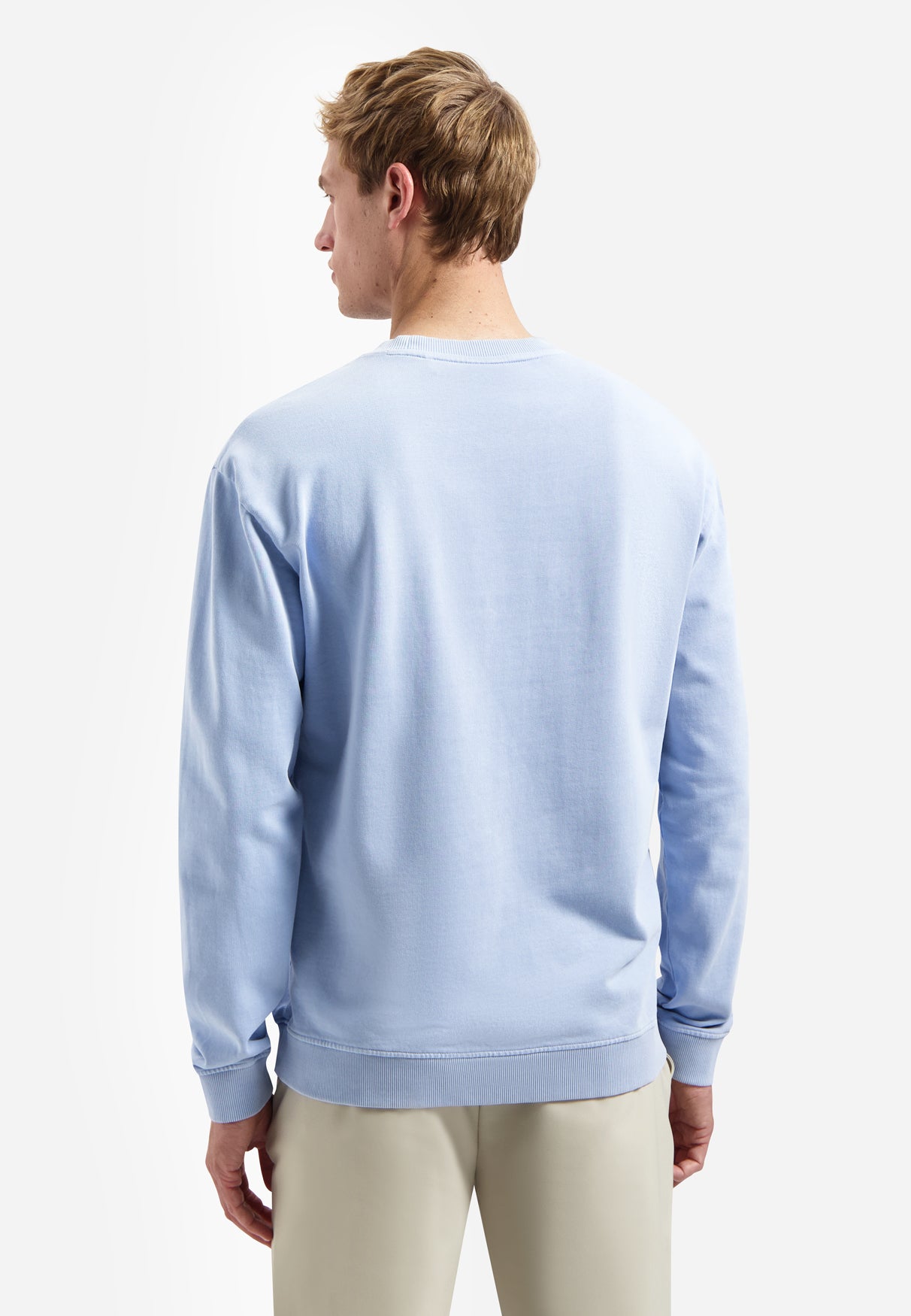 Pullover mit Garment-Dyeing-Verfahren | Blue