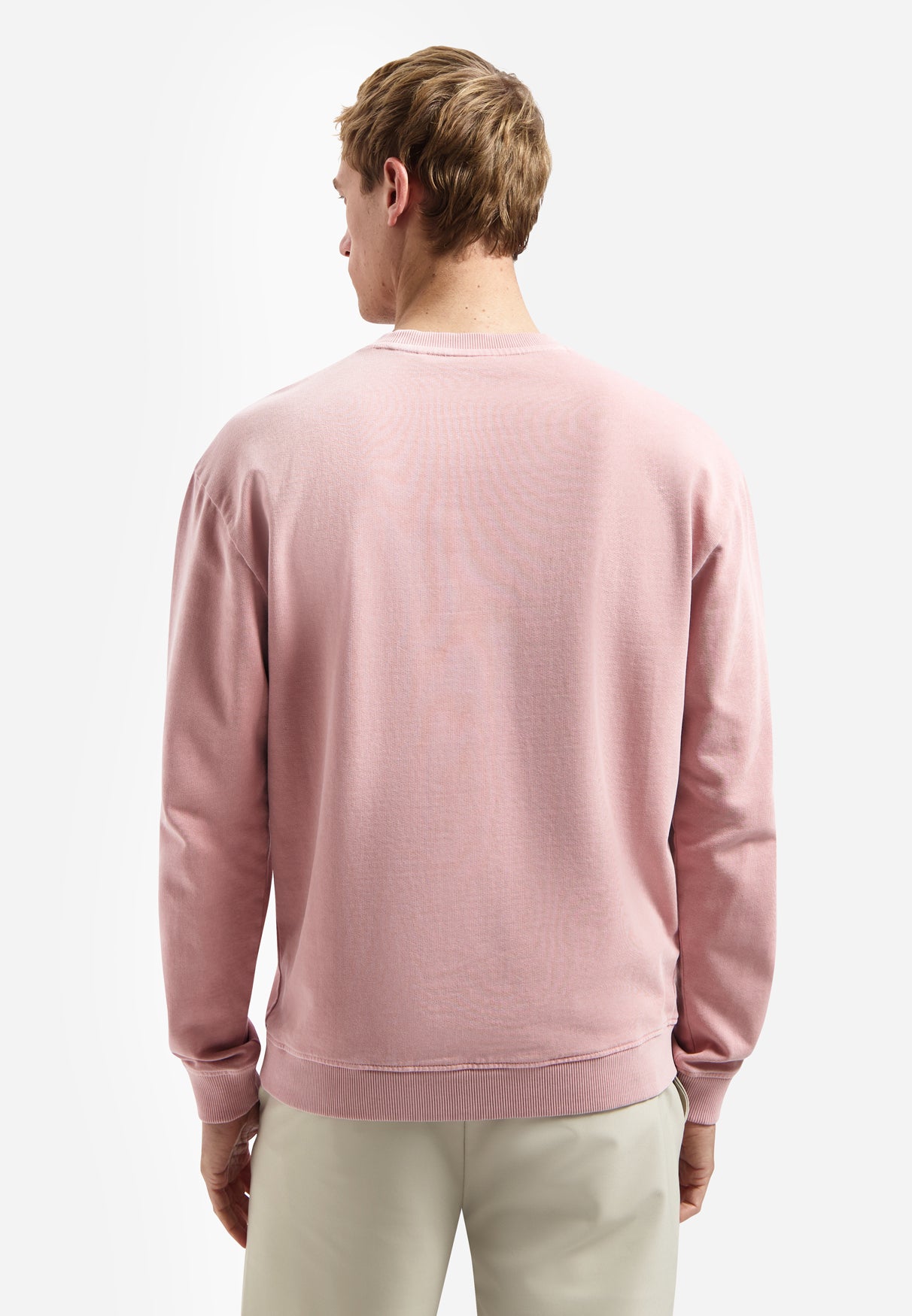 Pullover mit Garment-Dyeing-Verfahren | Light Mauve