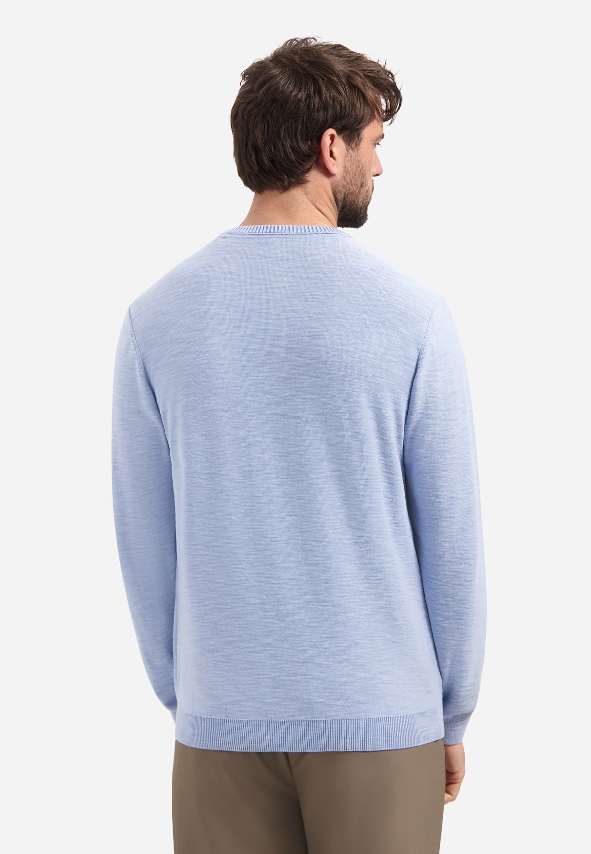 Fine-knit sweater | Blue