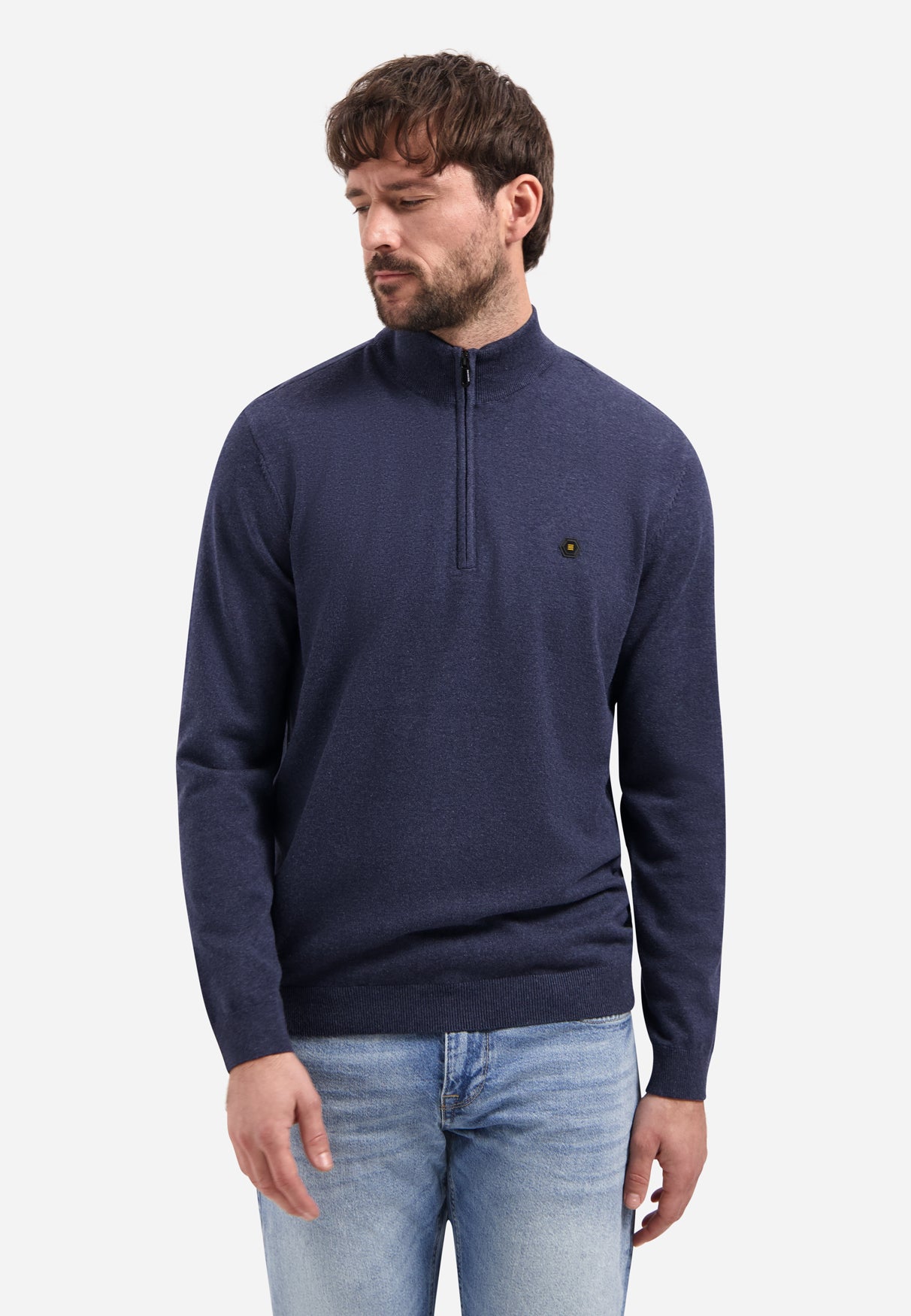 Pullover mit halbem Reißverschluss | Night