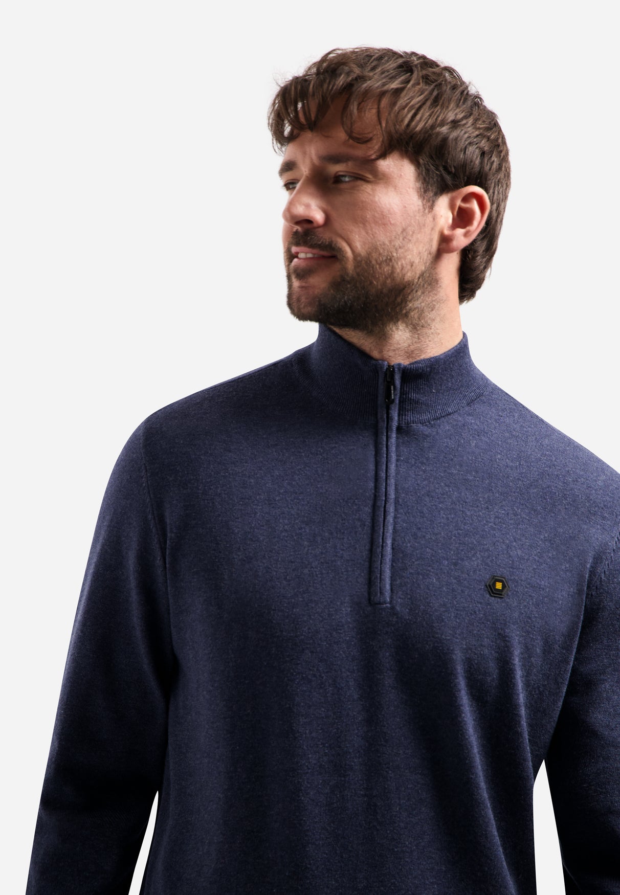 Pullover mit halbem Reißverschluss | Night