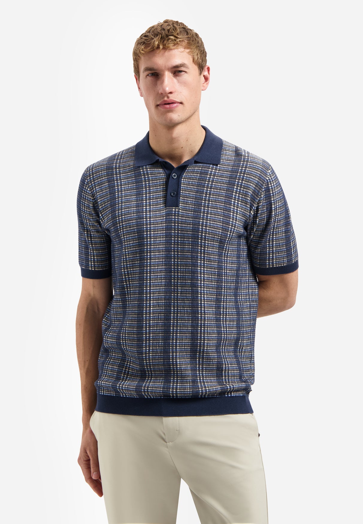Strick-Poloshirt | Night