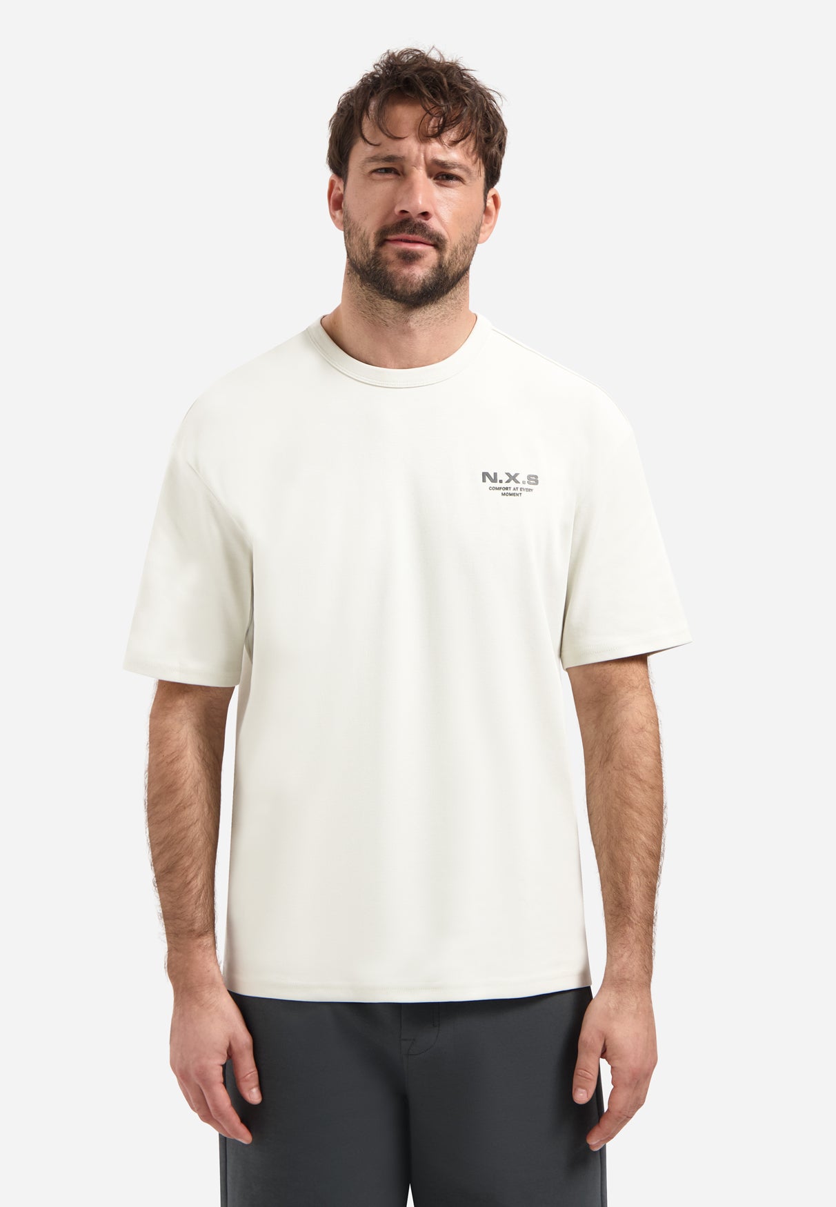 Schweres T-Shirt mit Rundhalsausschnitt | Kit
