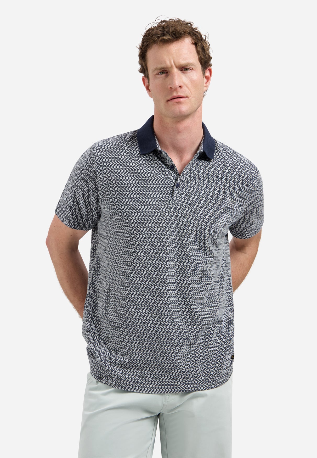 Jacquard-Poloshirt | Night