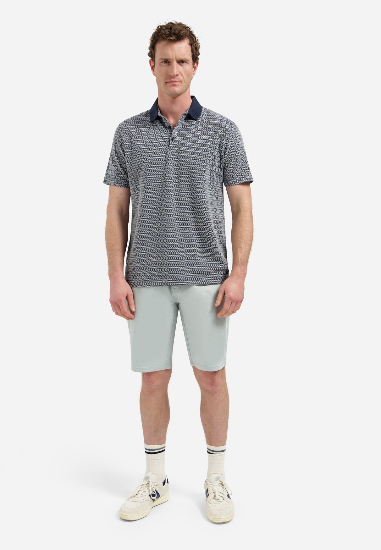 Jacquard-Poloshirt | Night