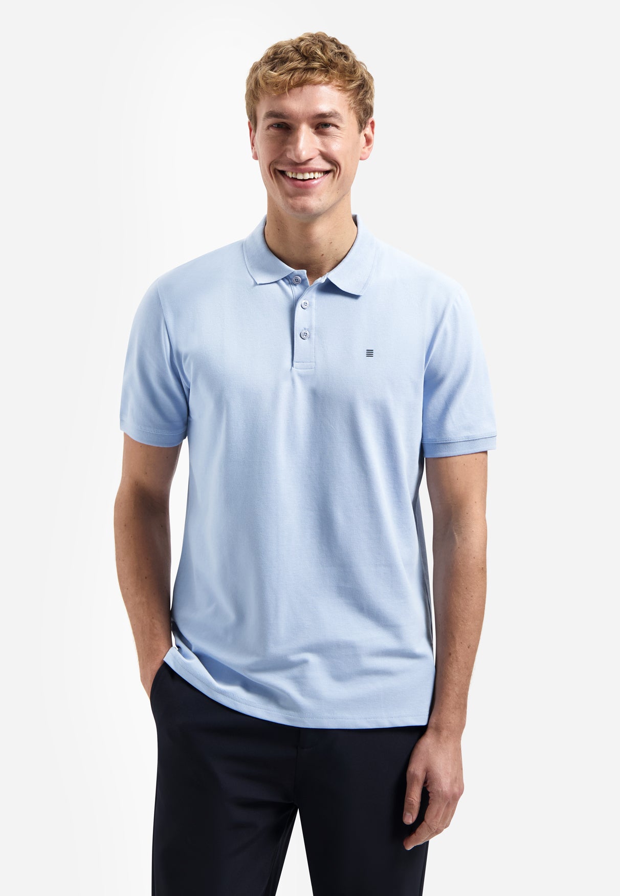 Basic polo shirt | Blue