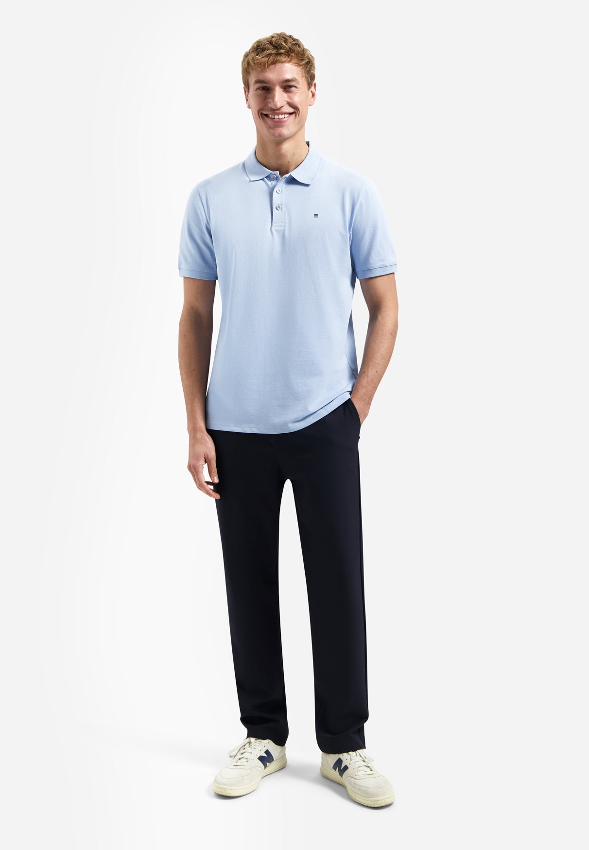 Basic polo shirt | Blue