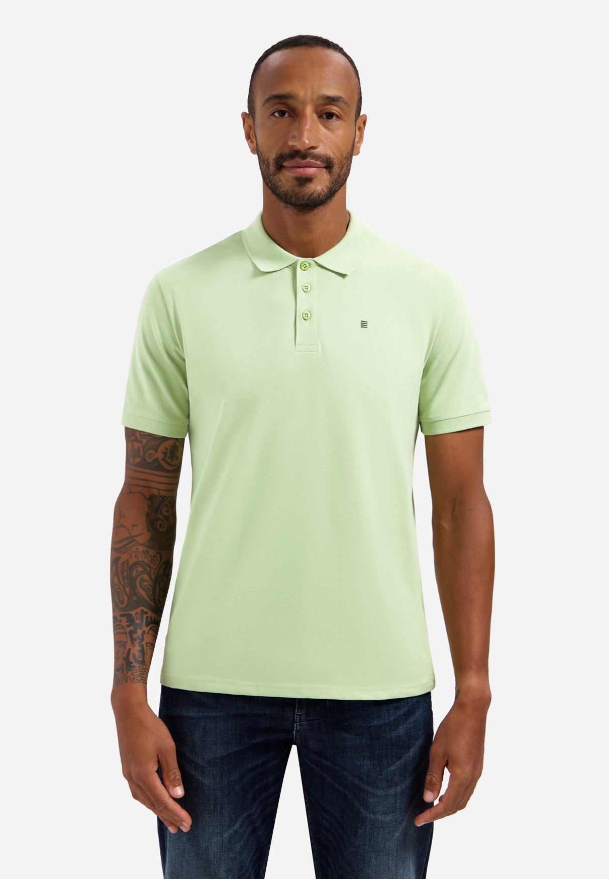 Basic Poloshirt | Grün