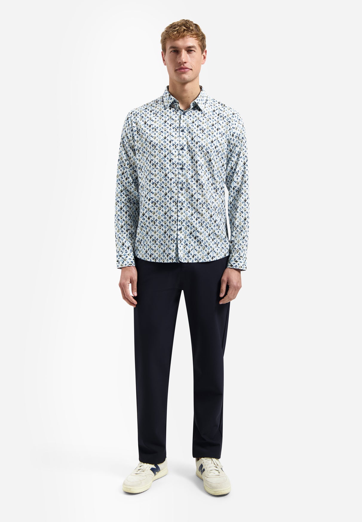 All-over print shirt | Blue