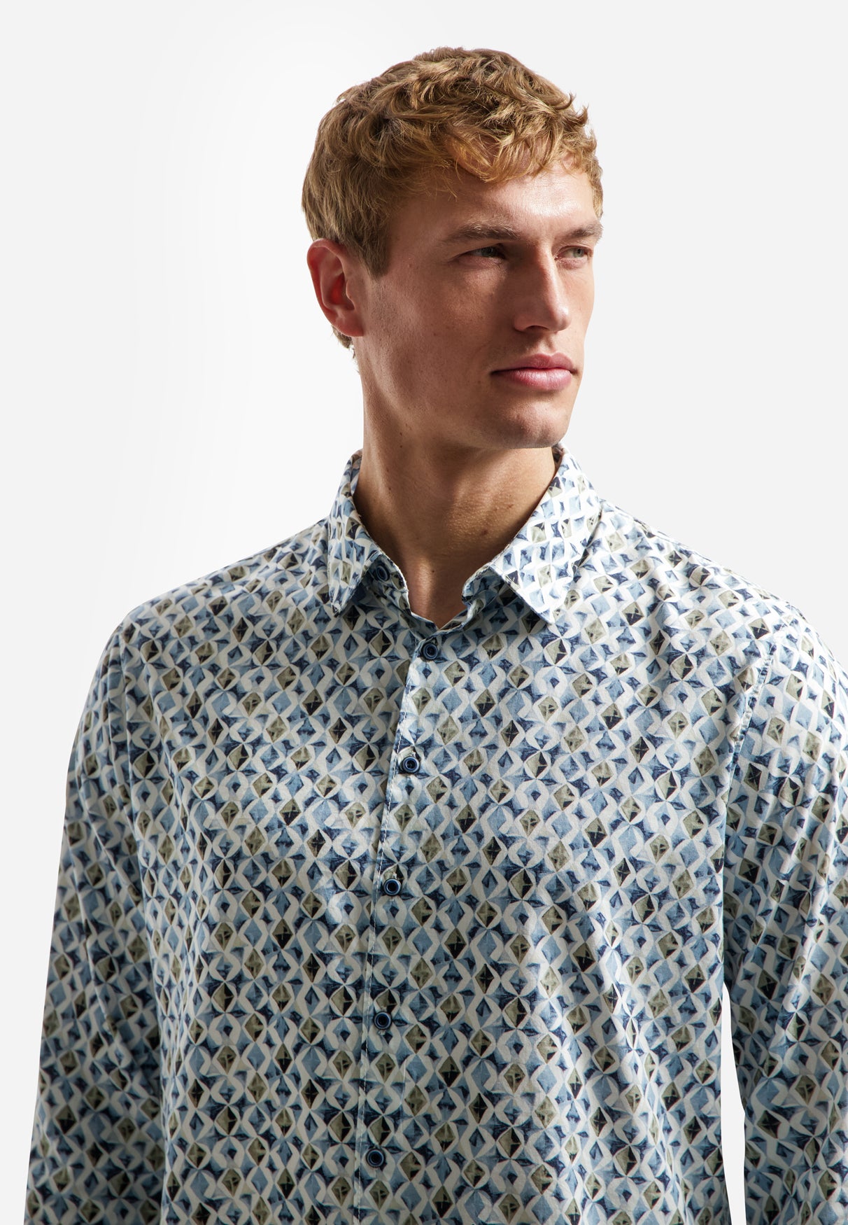 All-over print shirt | Blue