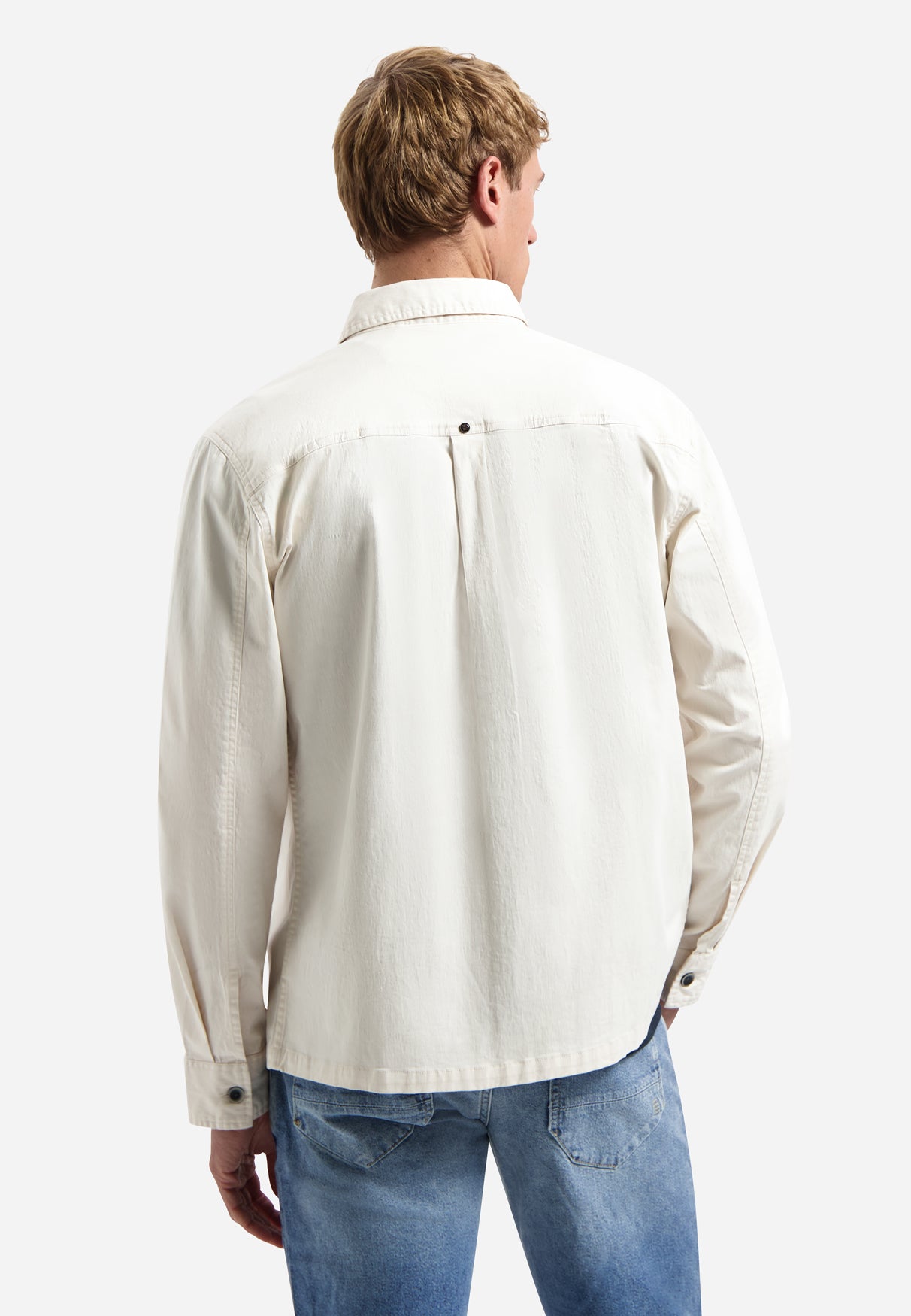 Twill stretch overshirt | Kit