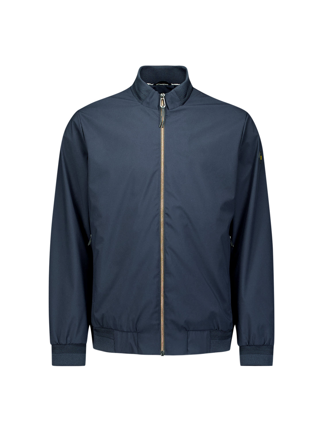 Sommerjacke mit geripptem Kragen. | Night