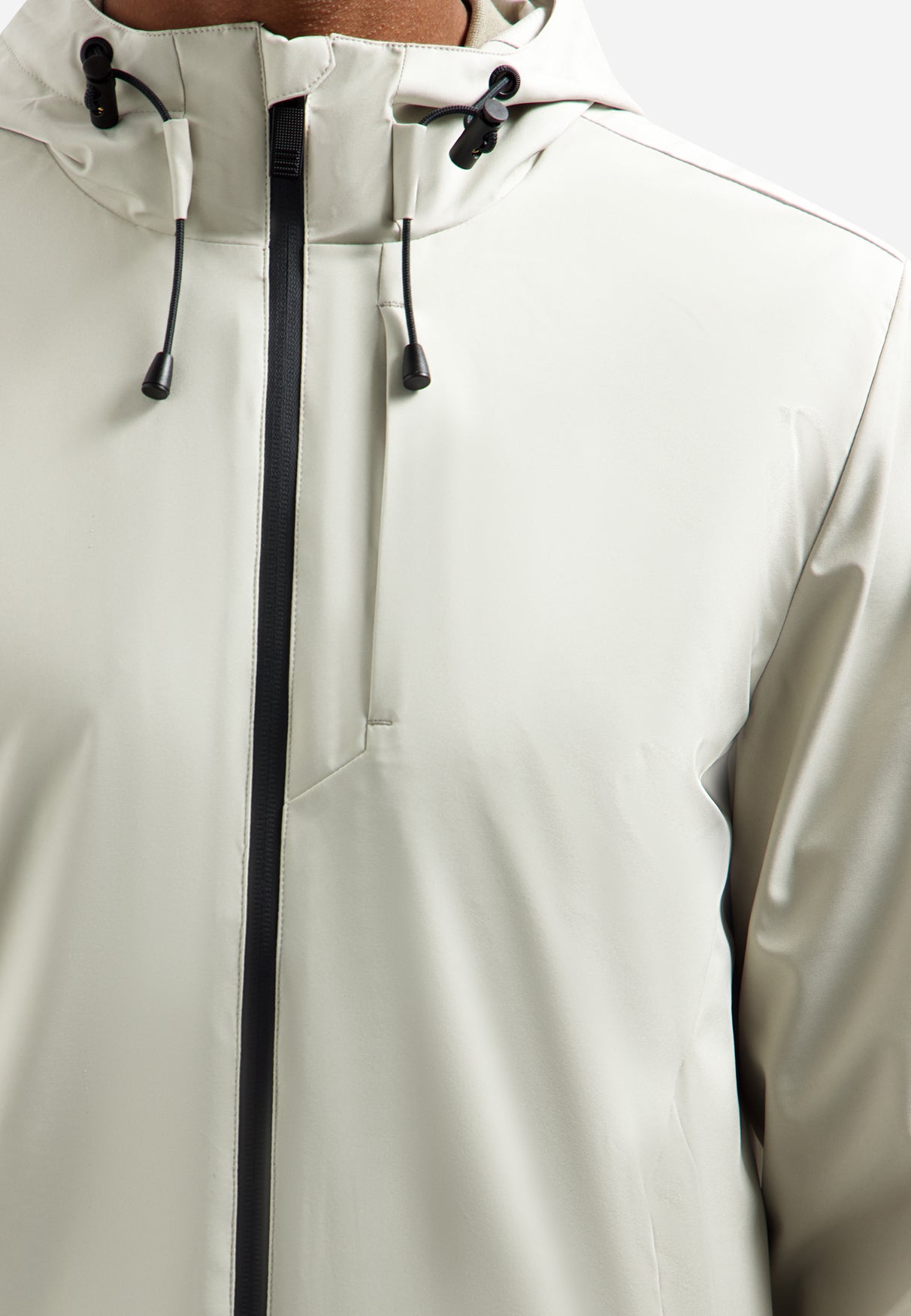 Sommerjacke mit Kapuze | Stone