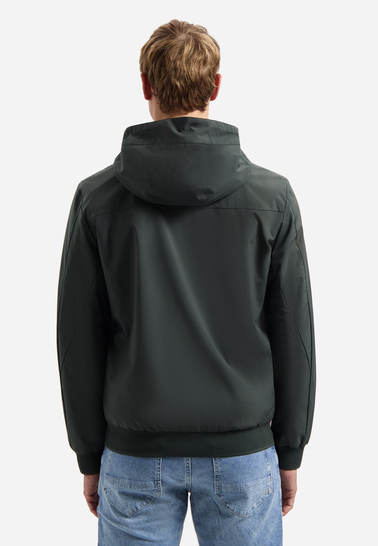 Sommerjacke mit Kapuze | Dark Steel