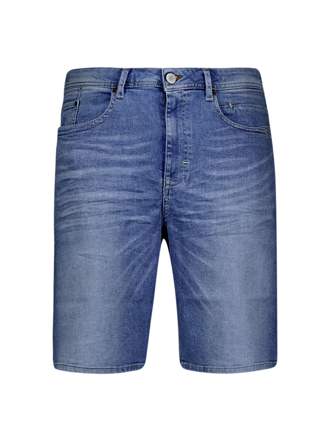 Relaxed denim shorts | Dark Denim
