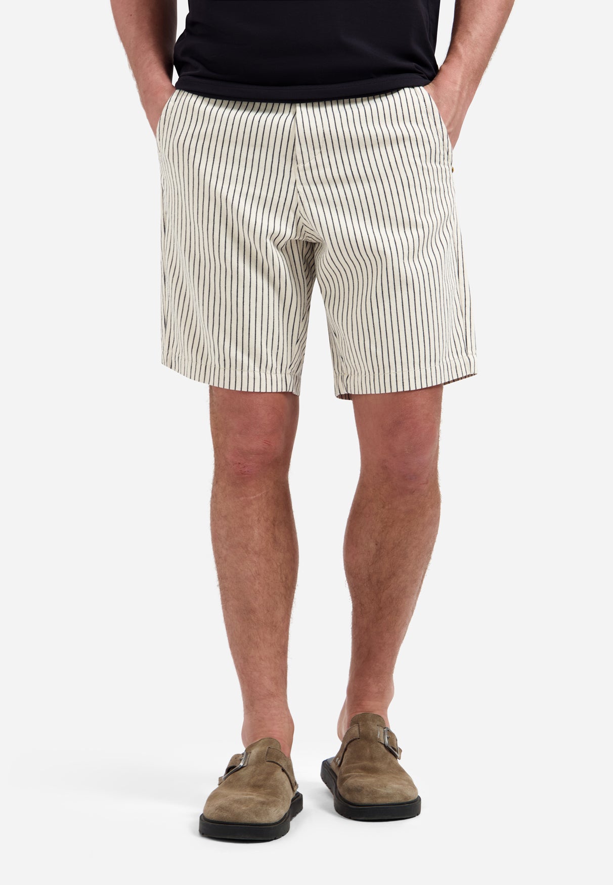 Gestreifte Chinoshorts | Kit