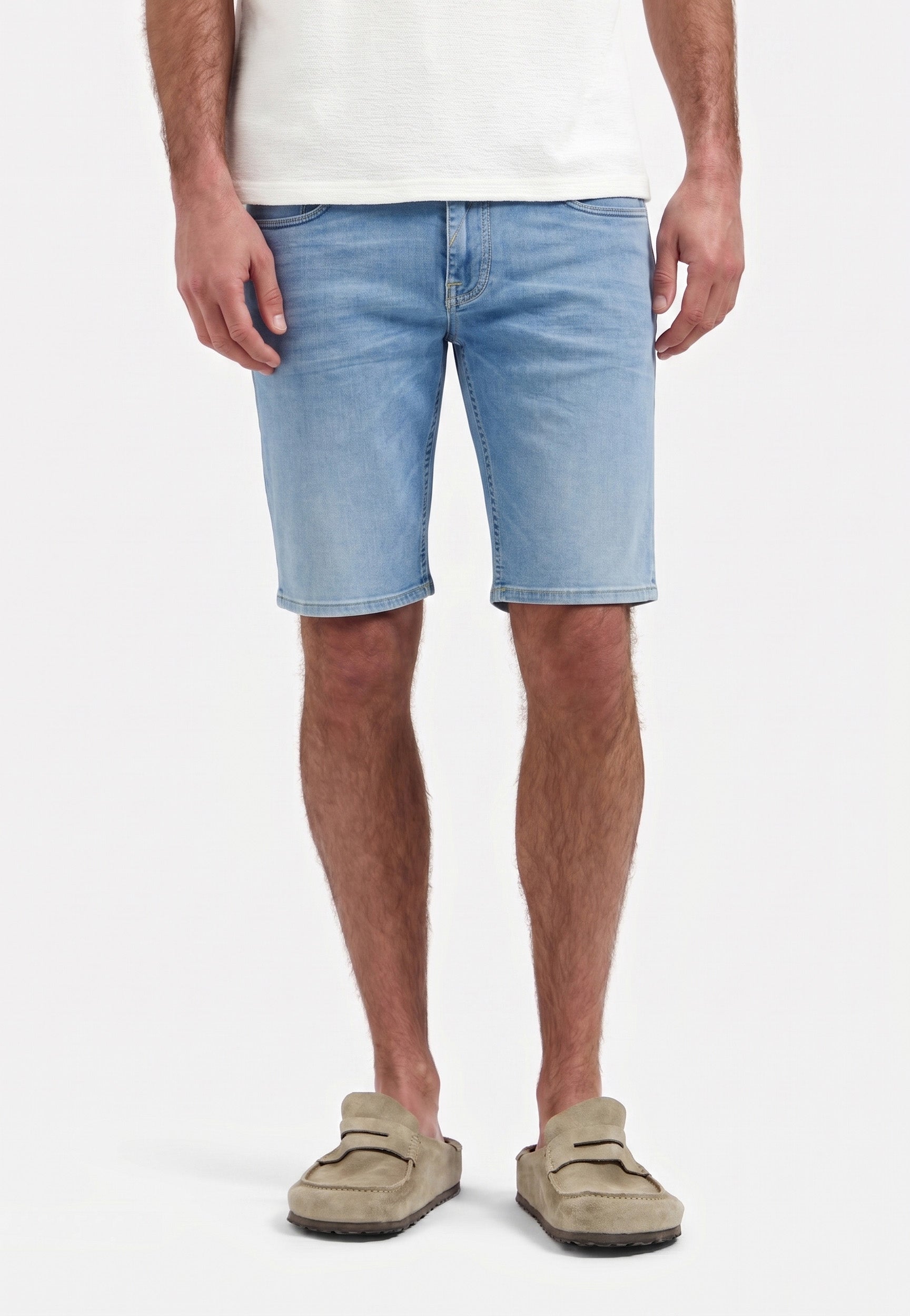 Jeansshorts | Bleach Denim