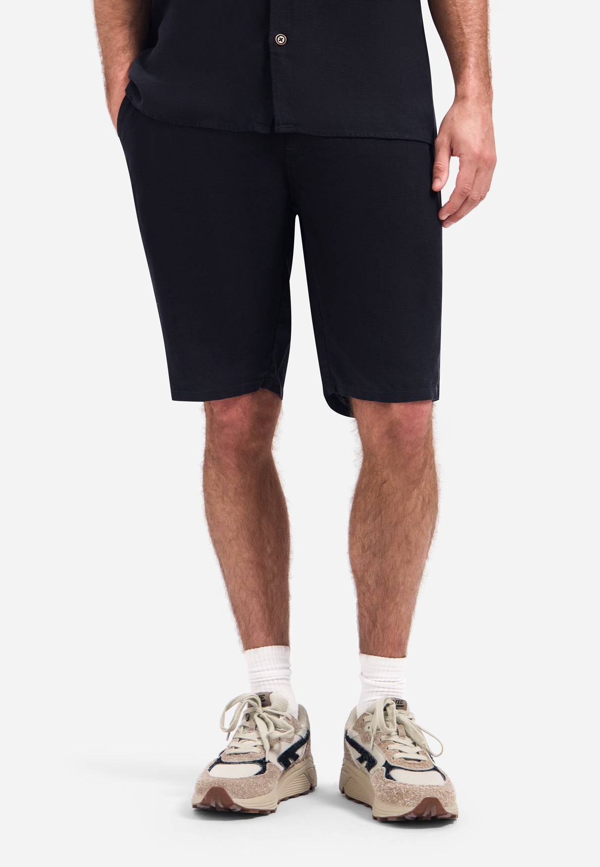 Chino-Shorts mit Kordelzug | Night