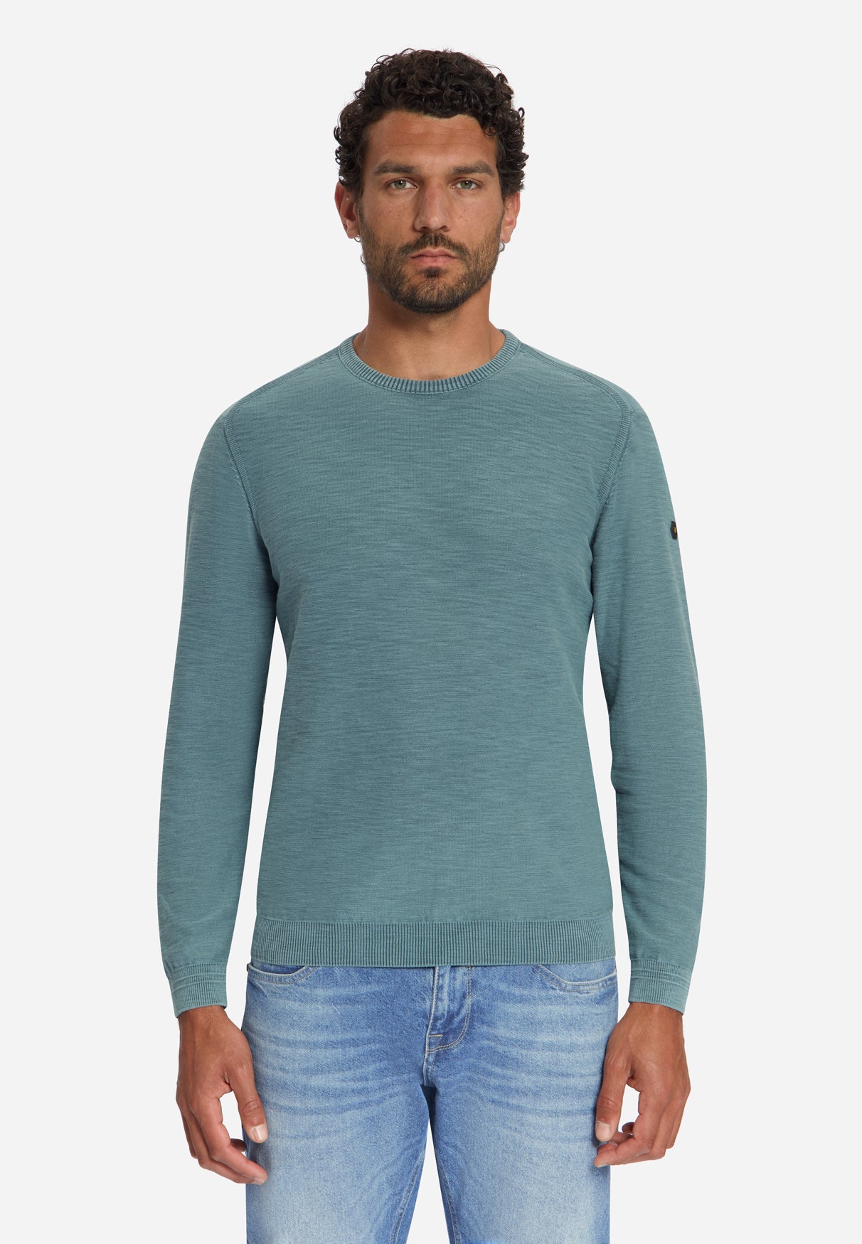 Slub-Pullover | shadow blue