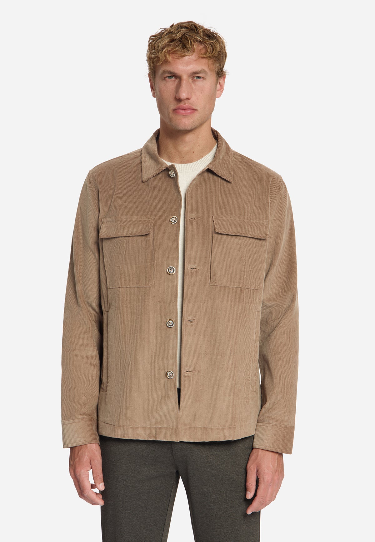 Cord-Overshirt | Light Brown
