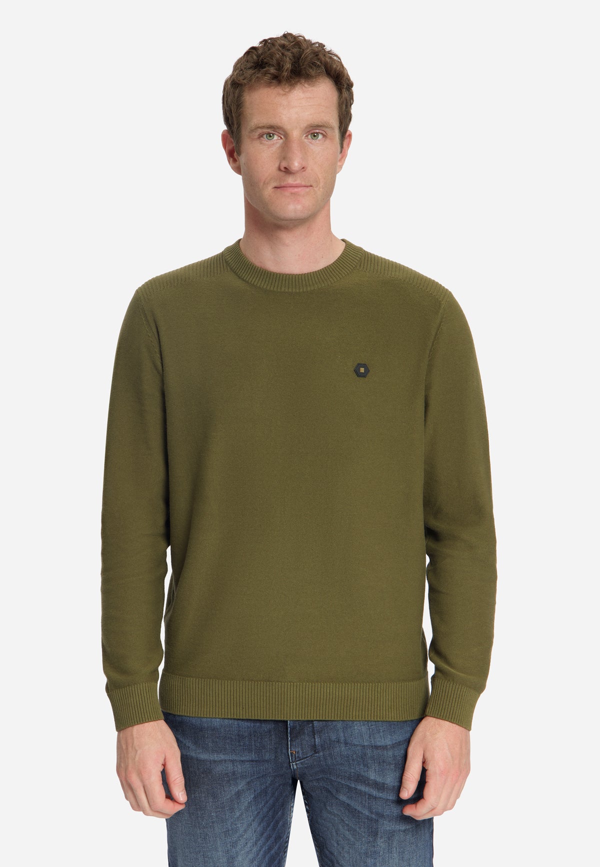 Pullover mit Rundhalsausschnitt | Moss