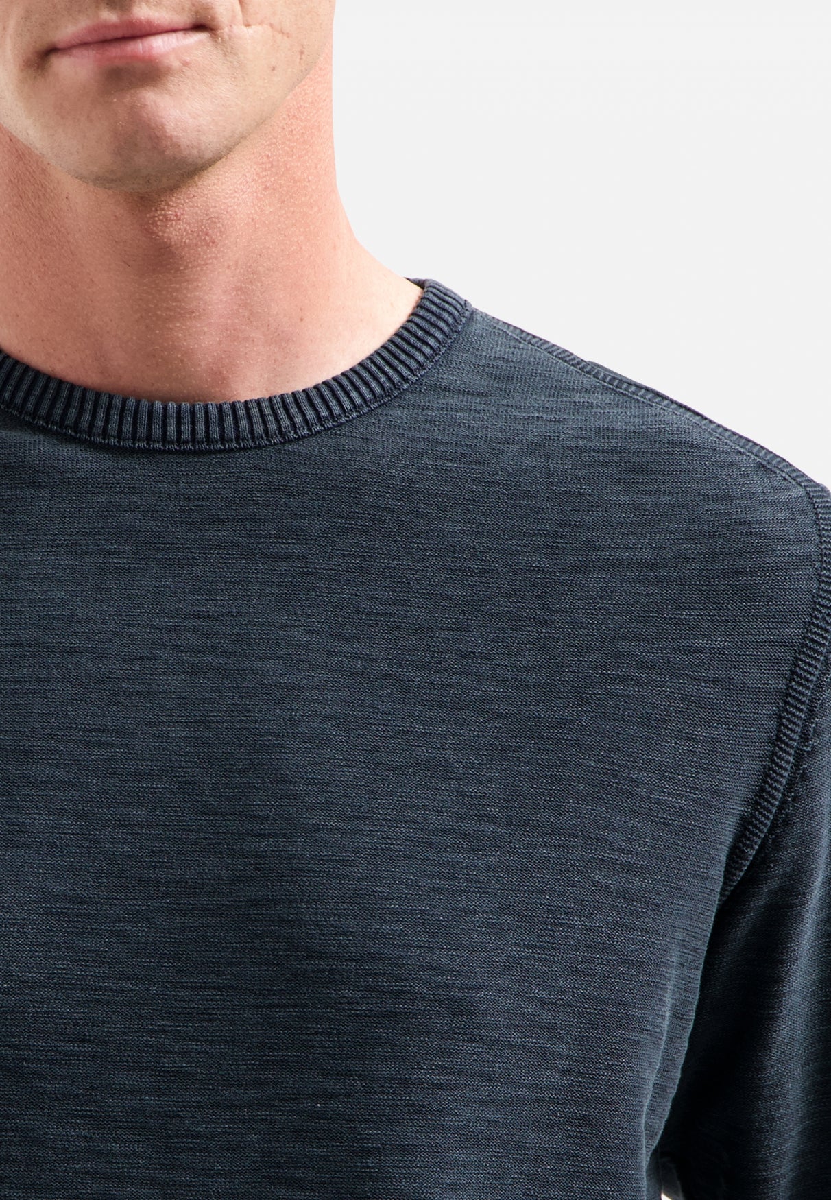 Timeless Basics Stone Washed Jumper | Night