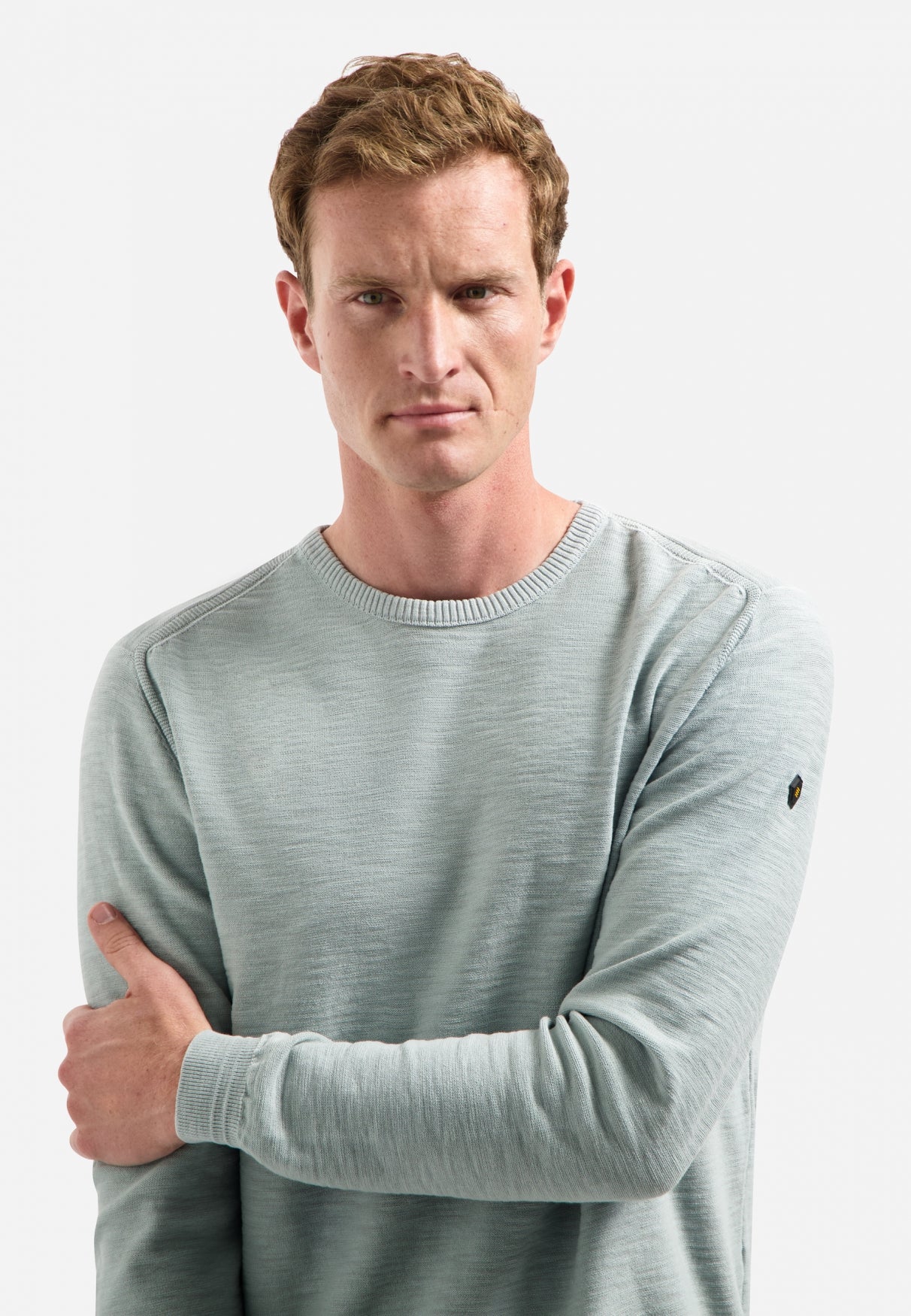 Timeless Basics Stone Washed Jumper | Dusty Blue