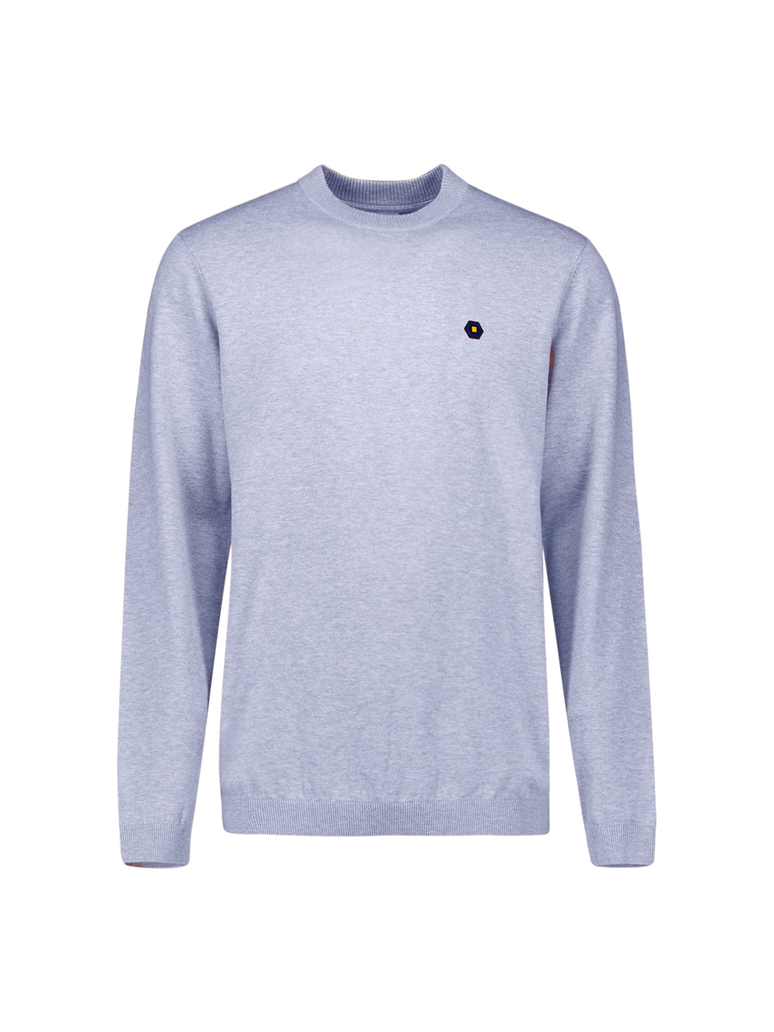 Timeless Basics Melange Pullover | Blue