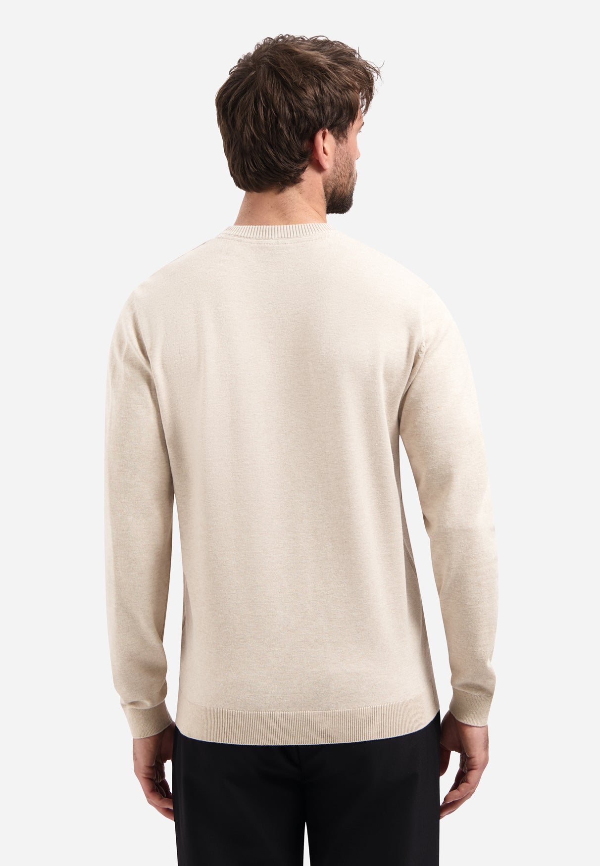 Timeless Basics Melange Jumper | Desert