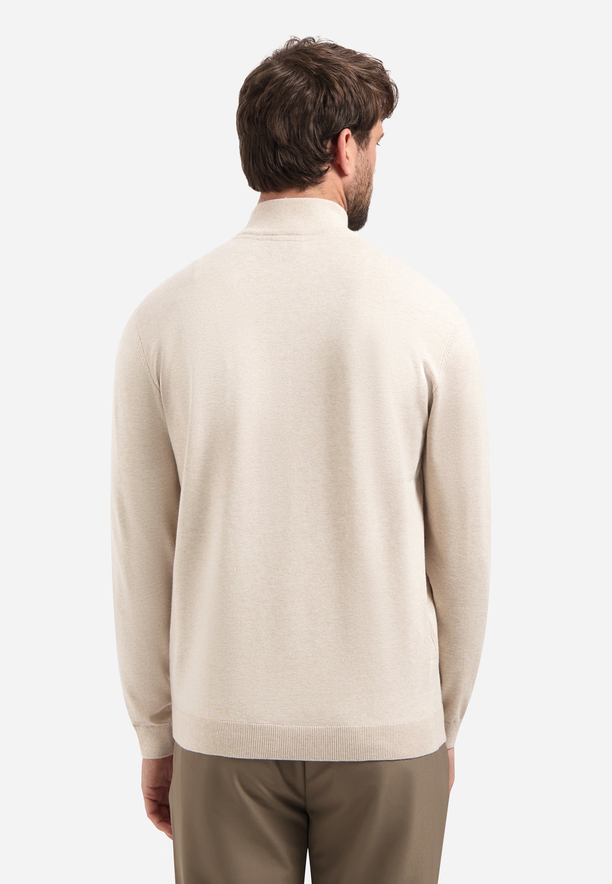 Timeless Basics Half-Zip Pullover | Desert