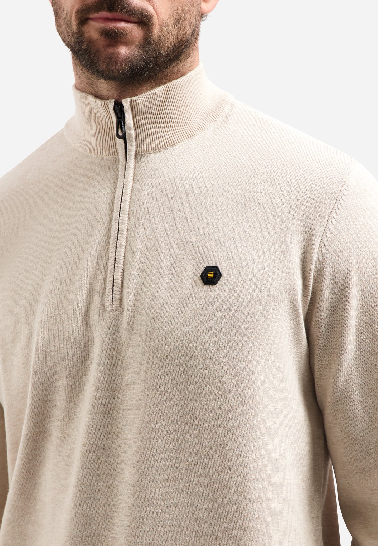 Timeless Basics Half-Zip Pullover | Desert