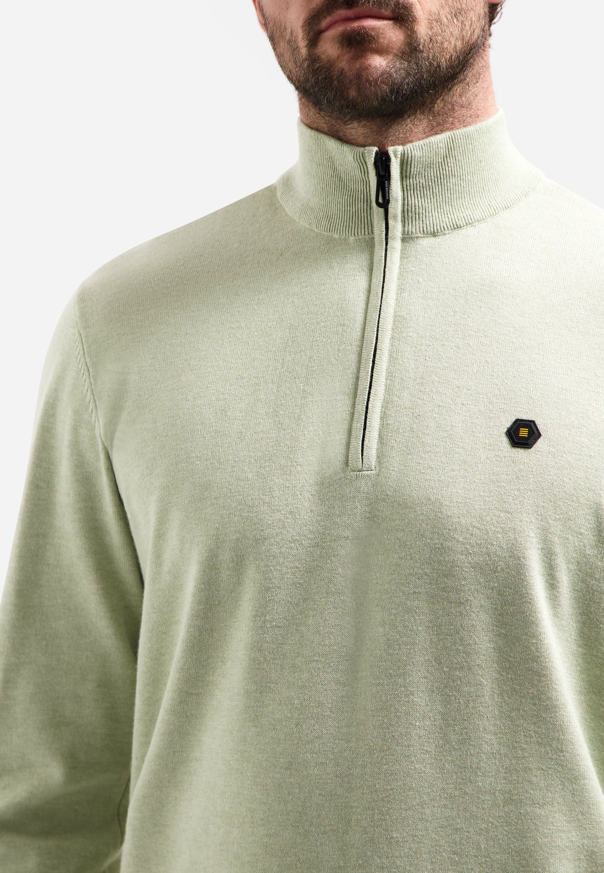 Timeless Basics Half-Zip Pullover | Green