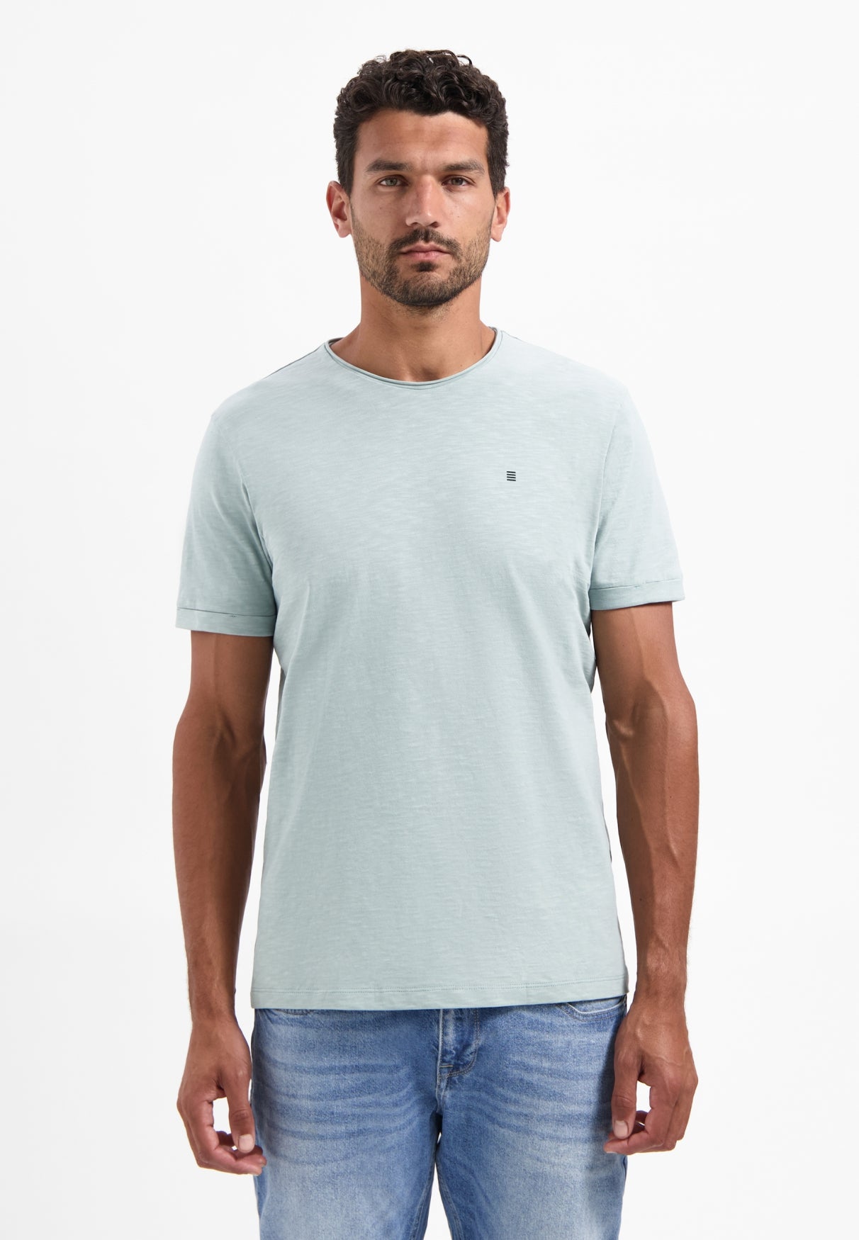 Timeless Basics Round Neck T-Shirt | Smoke