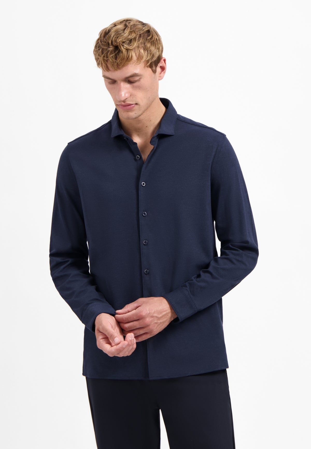 Timeless Basics Jersey-Hemd | Night