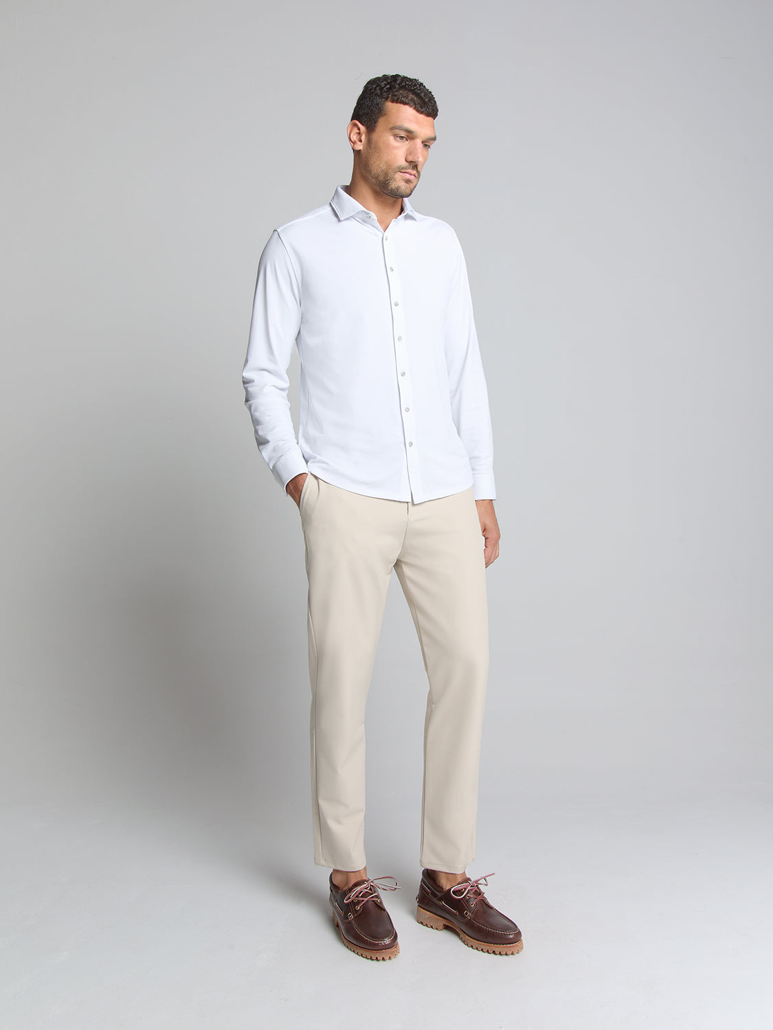 The Sedoc Pants - Wide Fit | Stone