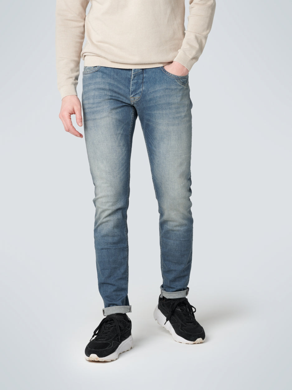 Denim, comfort slim 712, stone used denim stretch | Length 36