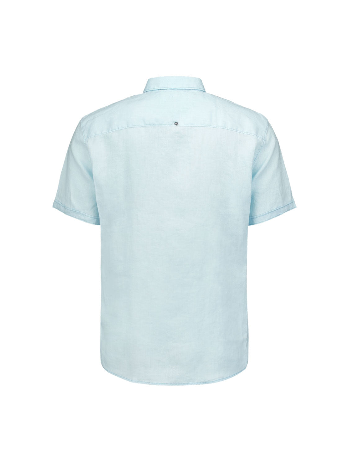 Shirt Short Sleeve Linen Solid | Ice