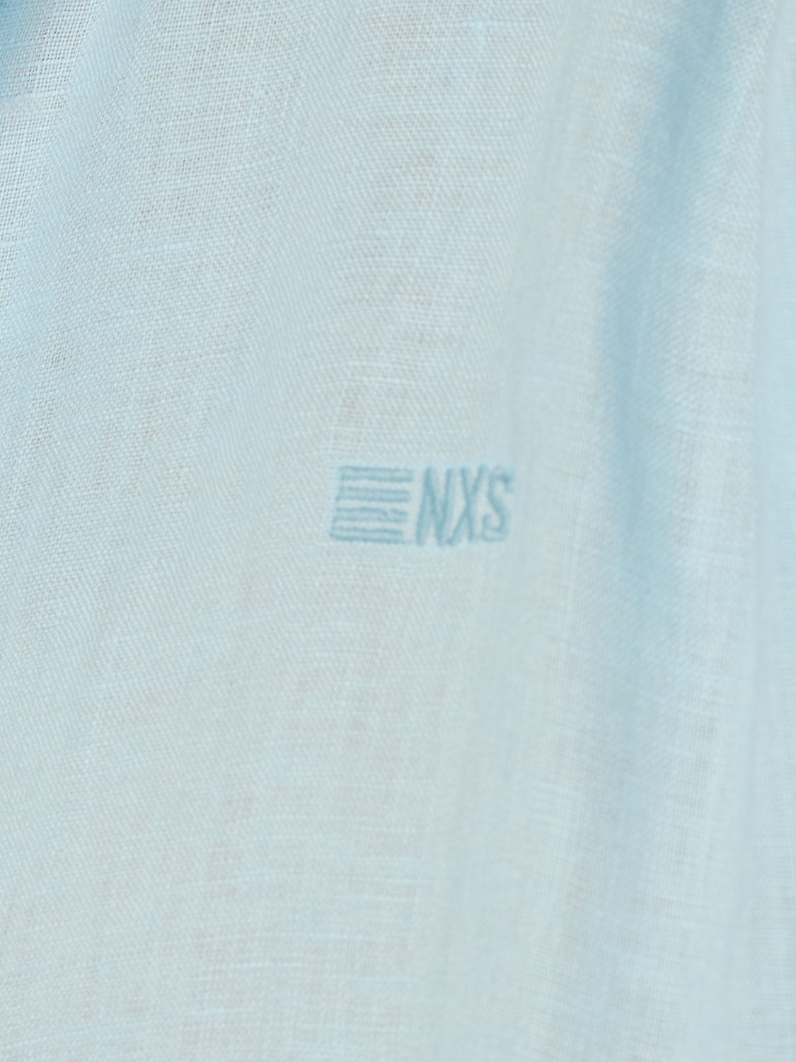 Shirt Short Sleeve Linen Solid | Ice