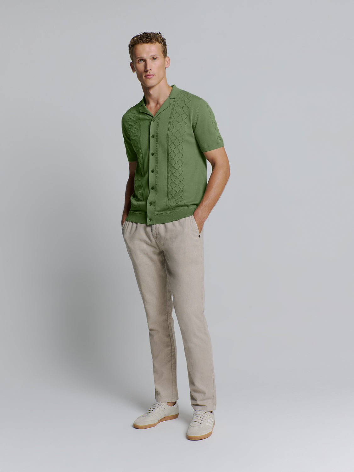 Short sleeve polo | Green