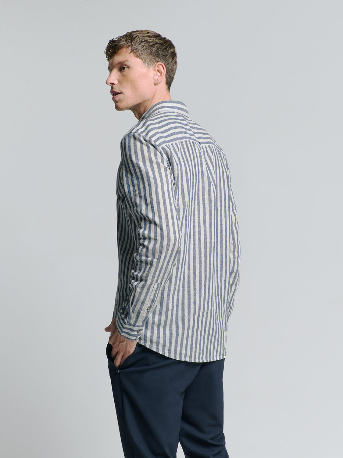 Linen shirt | Indigo Blue