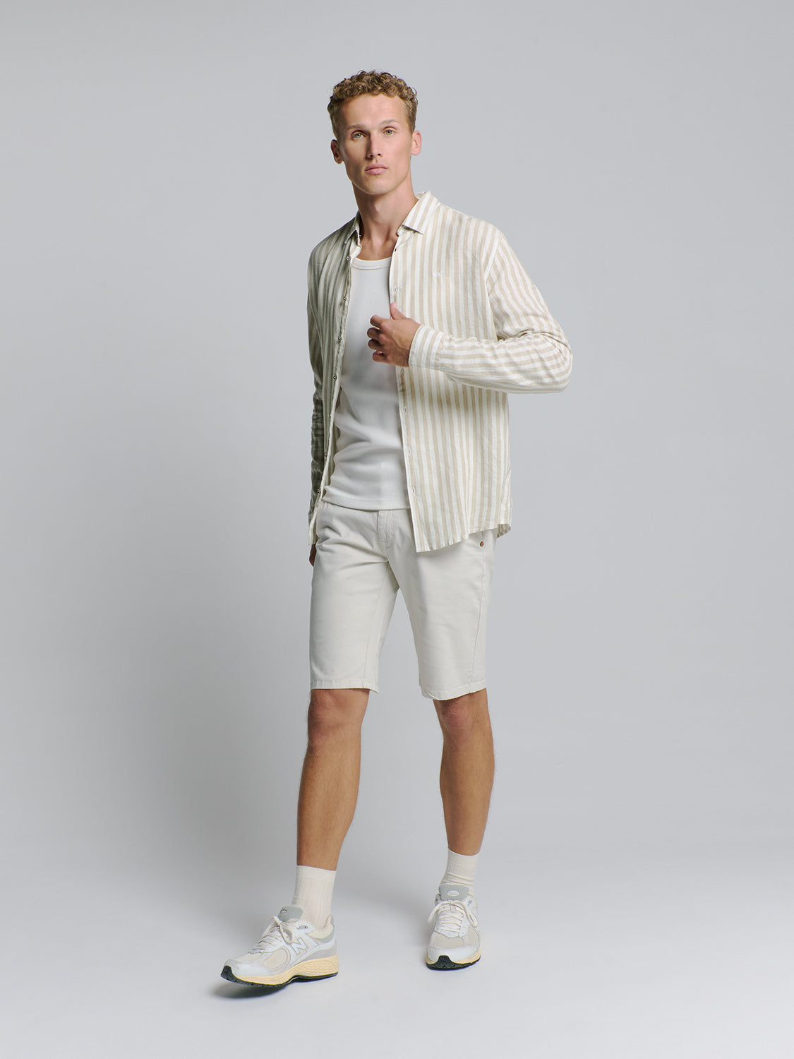 Linen shirt | Light Desert