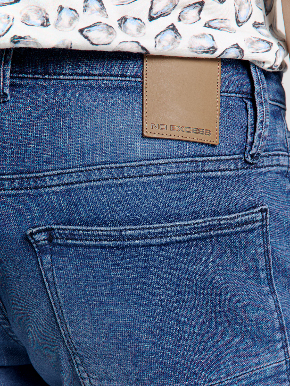 Denim short | Stone Used Denim