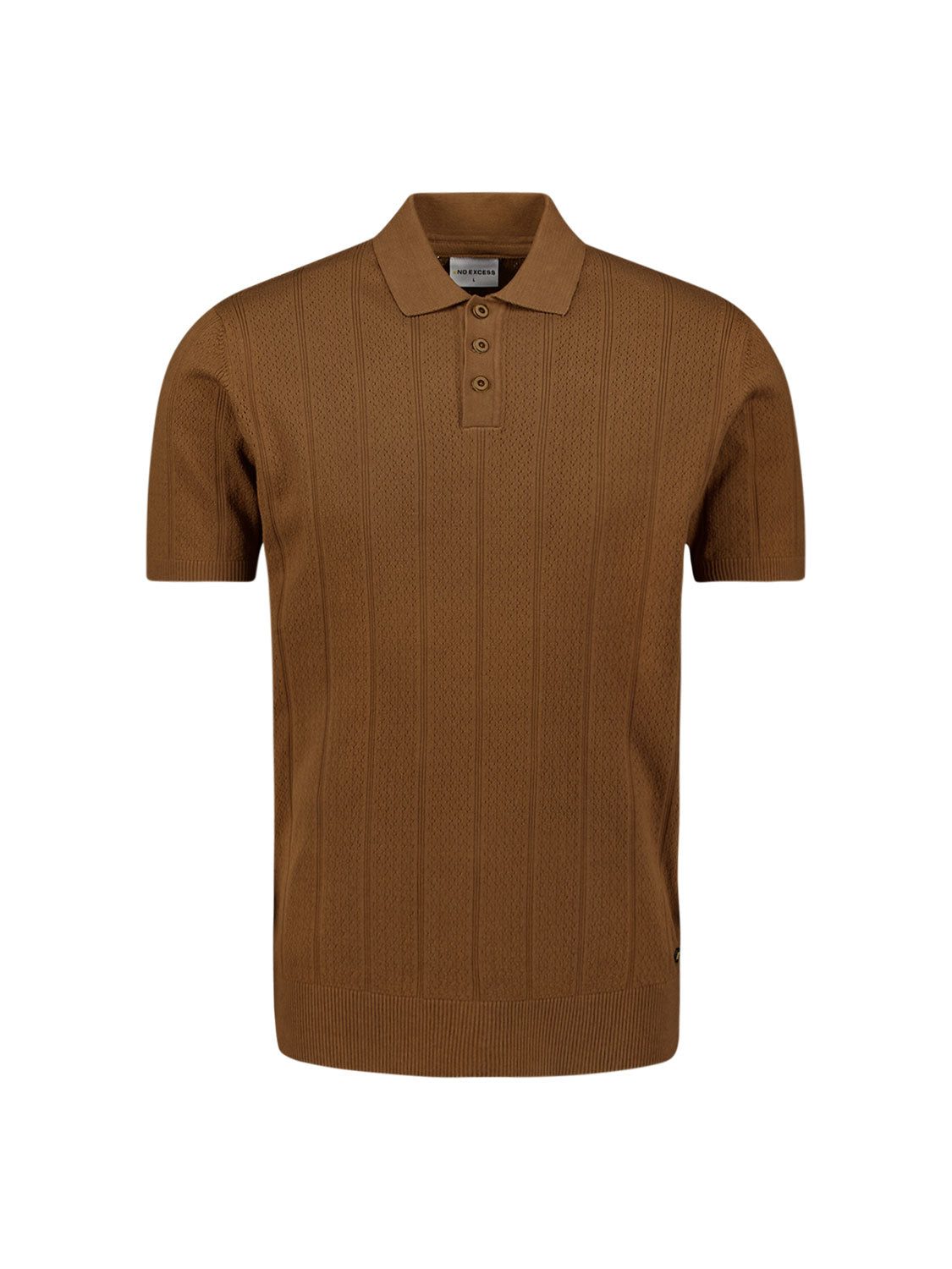 Short sleeve polo | Camel