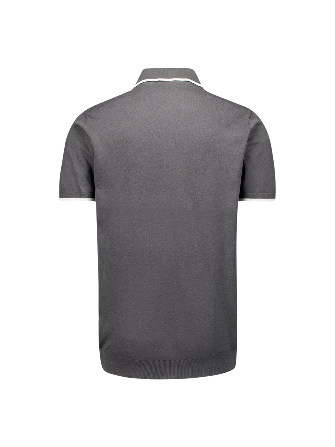 Short sleeve polo | Dark Steel