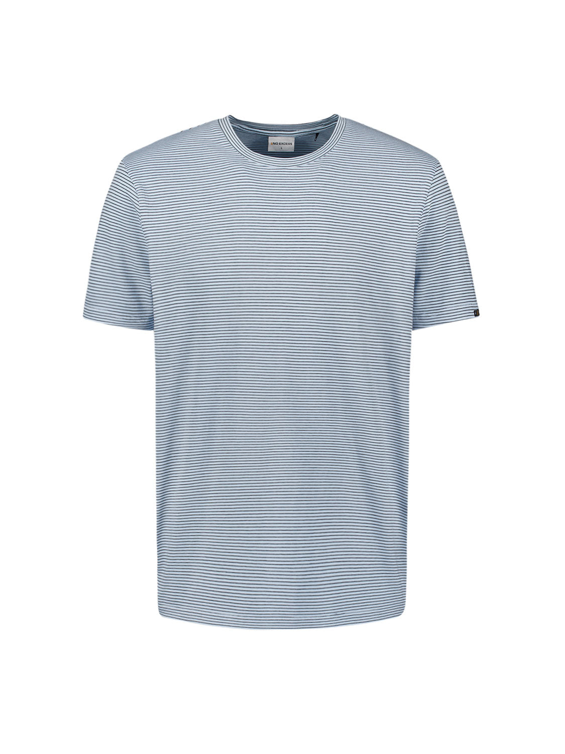 Striped crewneck T-shirt | Sky