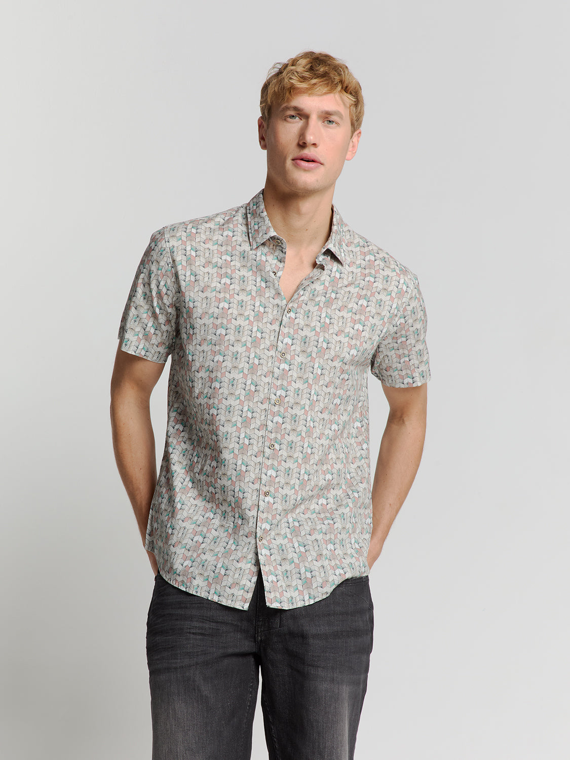 Printed shirt | Sand
