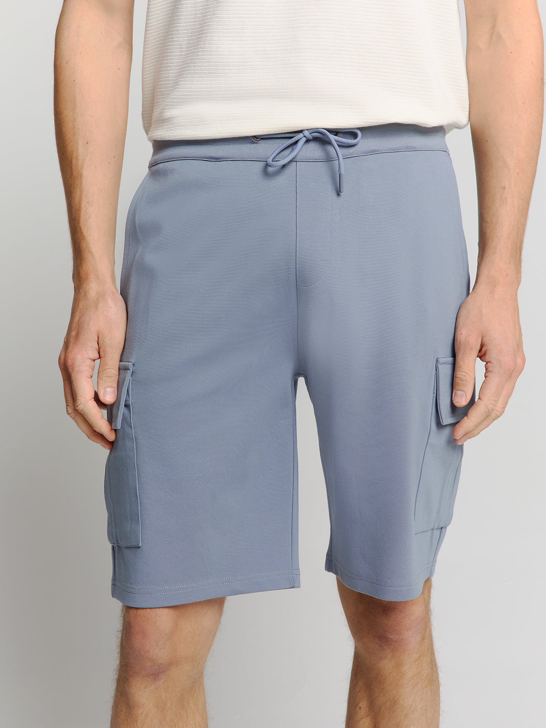 Jersey short | Washed Blue